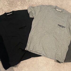 2 FOR 1 DEAL! Black Essentials & Grey Essentials Both Size Small